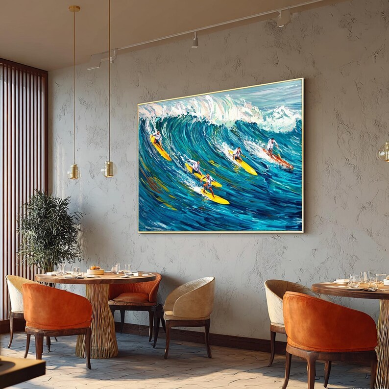 Ocean Waves Painting #ABSC241