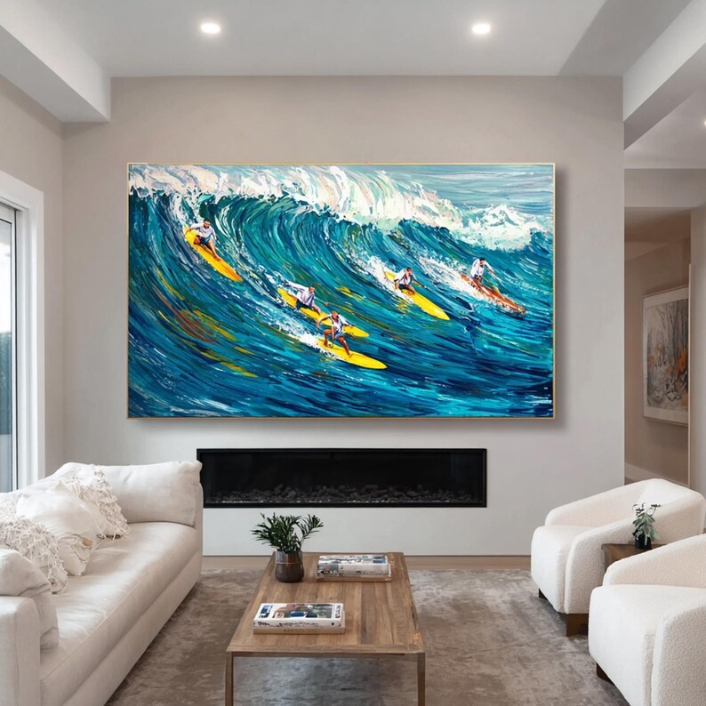Ocean Waves Painting #ABSC241