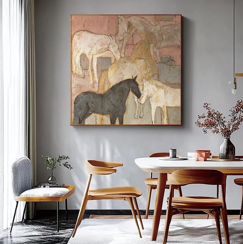 Abstract Horse Painting #ABST361