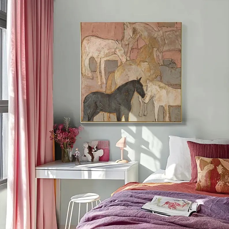 Abstract Horse Painting #ABST361