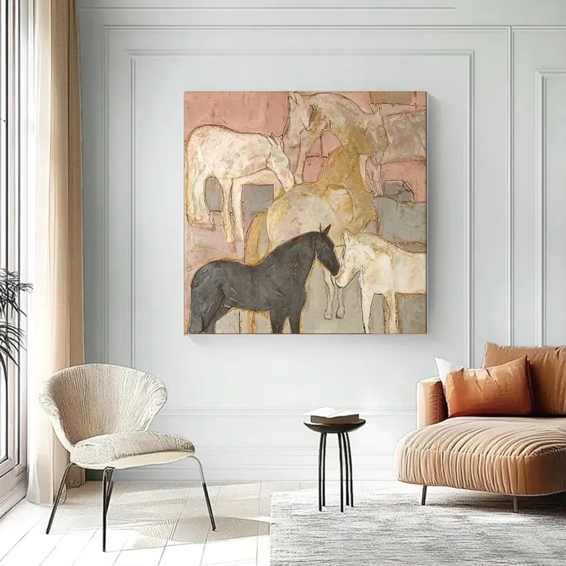 Abstract Horse Painting #ABST361
