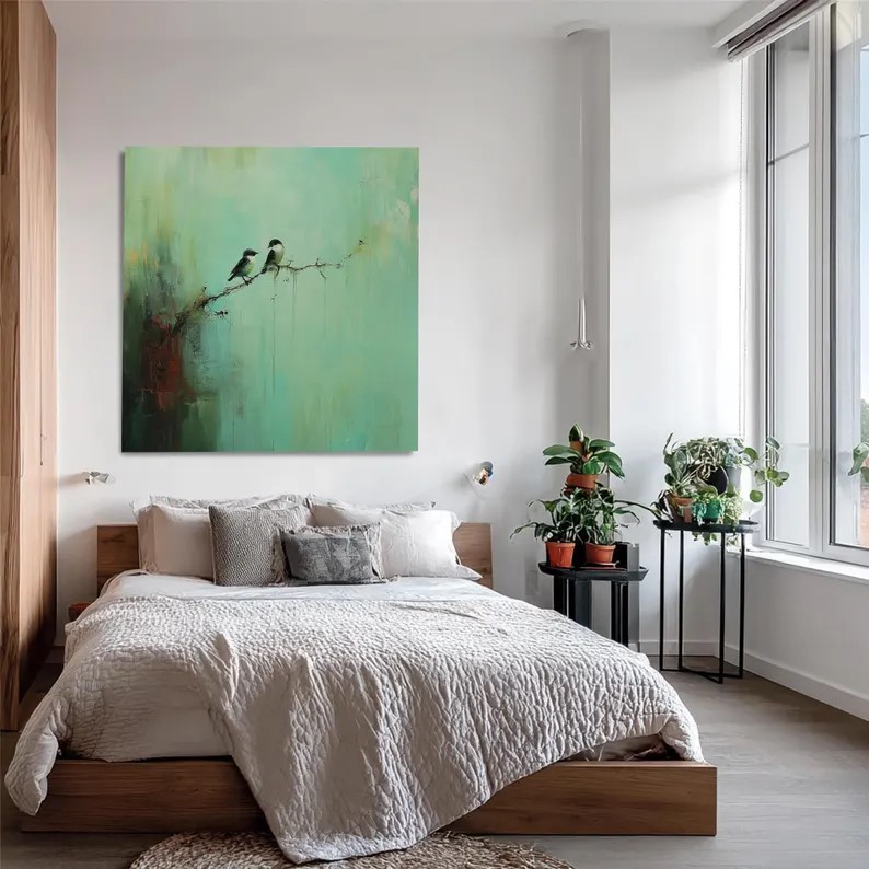 Bird Oil Painting #ABST363