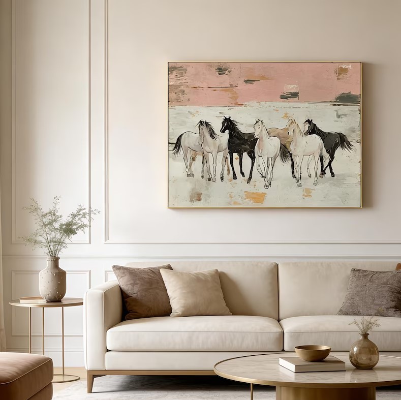 Abstract Horse Painting #ABST364
