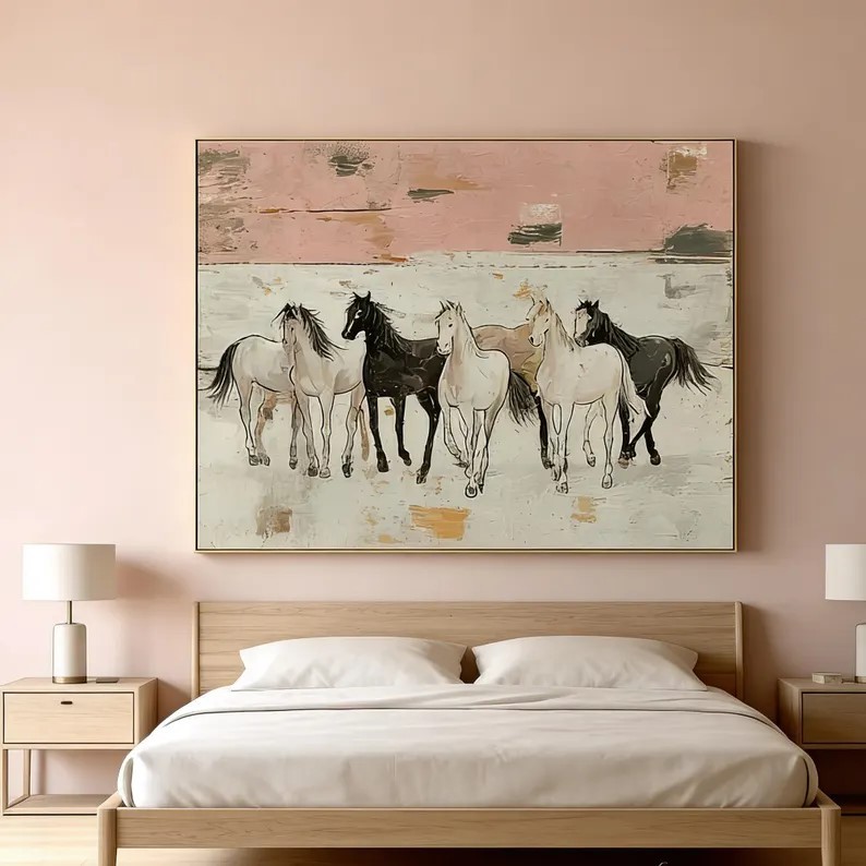 Abstract Horse Painting #ABST364