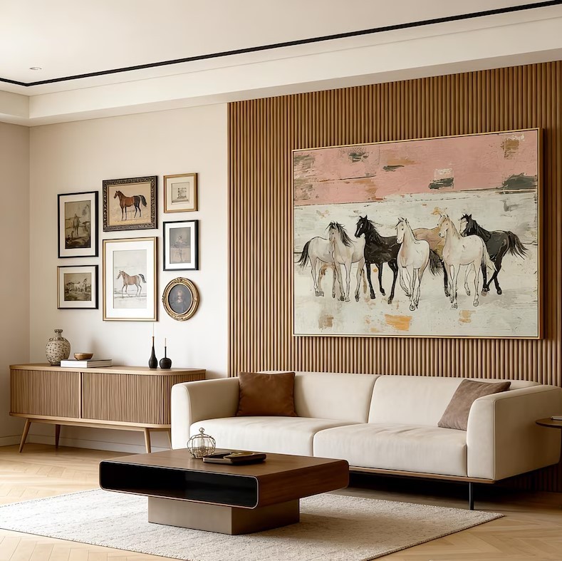 Abstract Horse Painting #ABST364