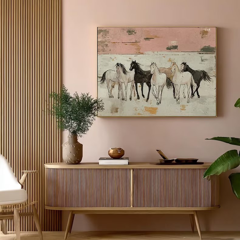Abstract Horse Painting #ABST364