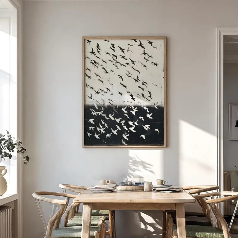Flying Swallow Painting #ABSC366