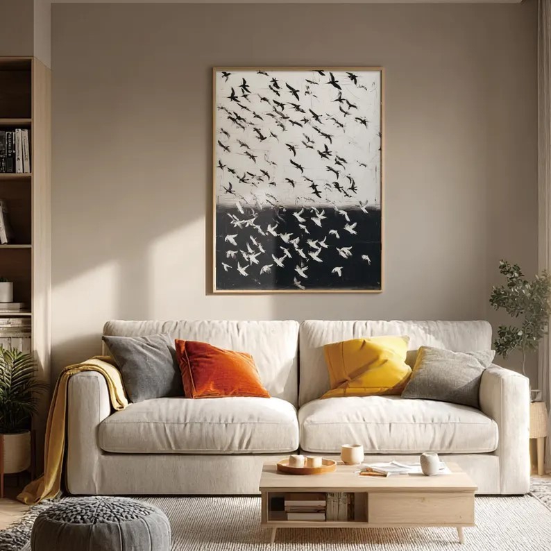 Flying Swallow Painting #ABSC366