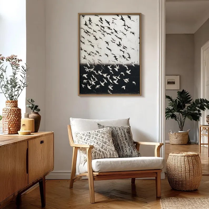 Flying Swallow Painting #ABSC366