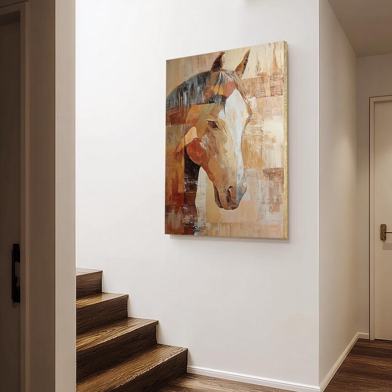 Large Horse Painting #ABSC373