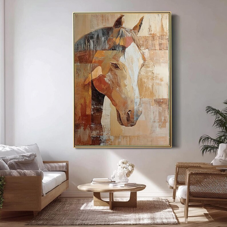 Large Horse Painting #ABSC373