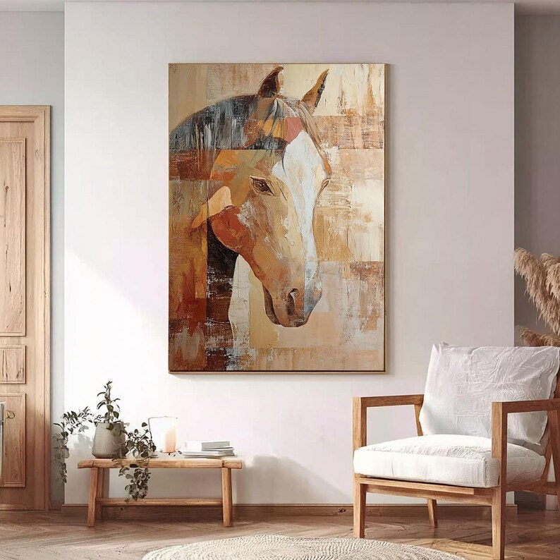 Large Horse Painting #ABSC373
