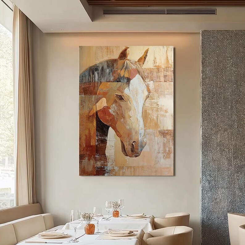 Large Horse Painting #ABSC373