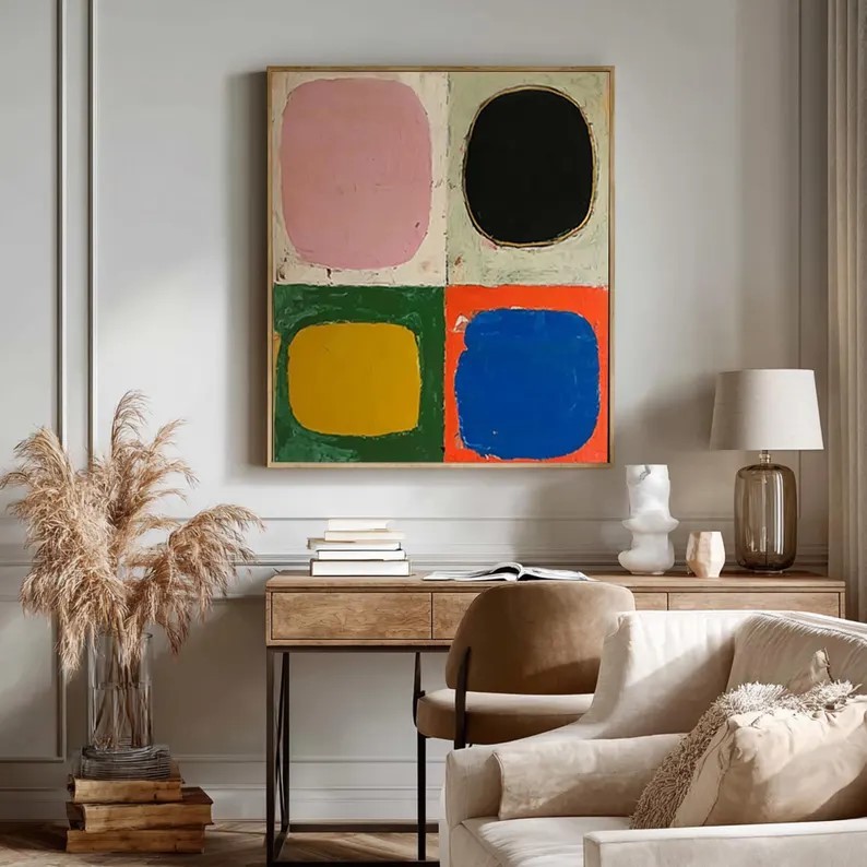 Square Abstract Painting #ABSC246