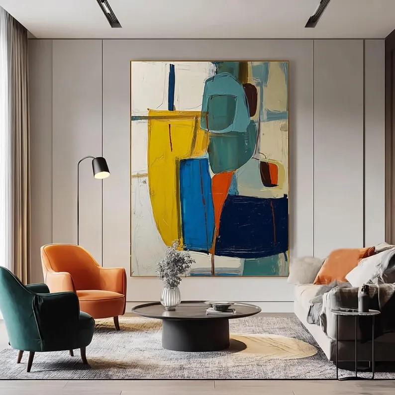 Large abstract painting #ABSC251