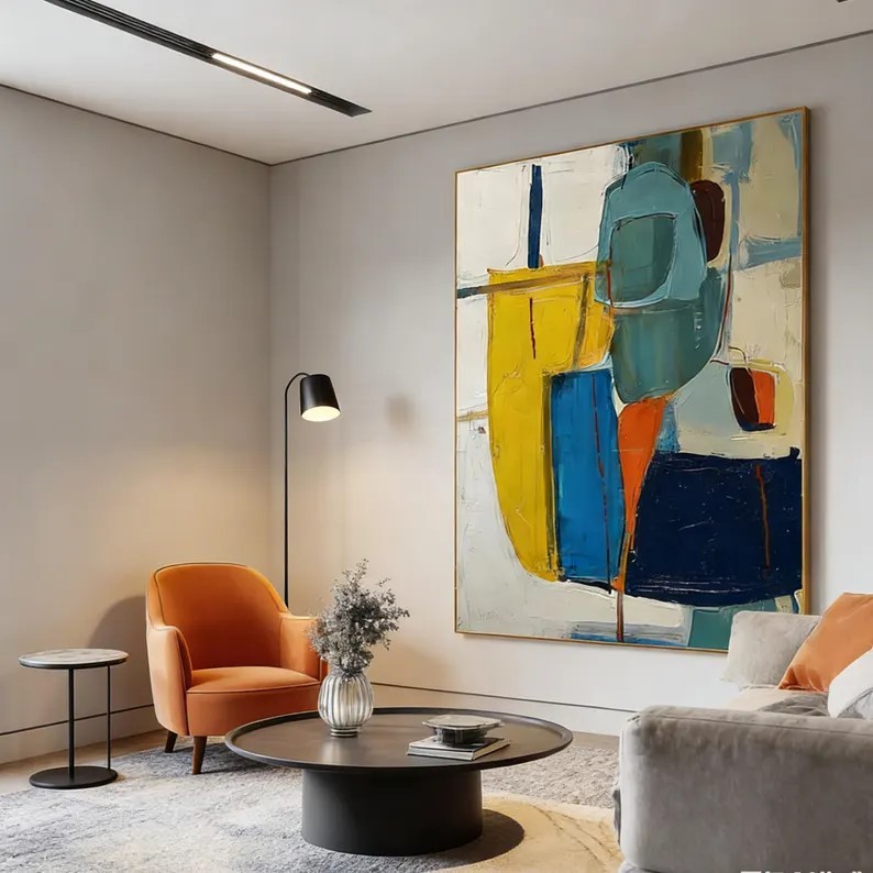 Large abstract painting #ABSC251