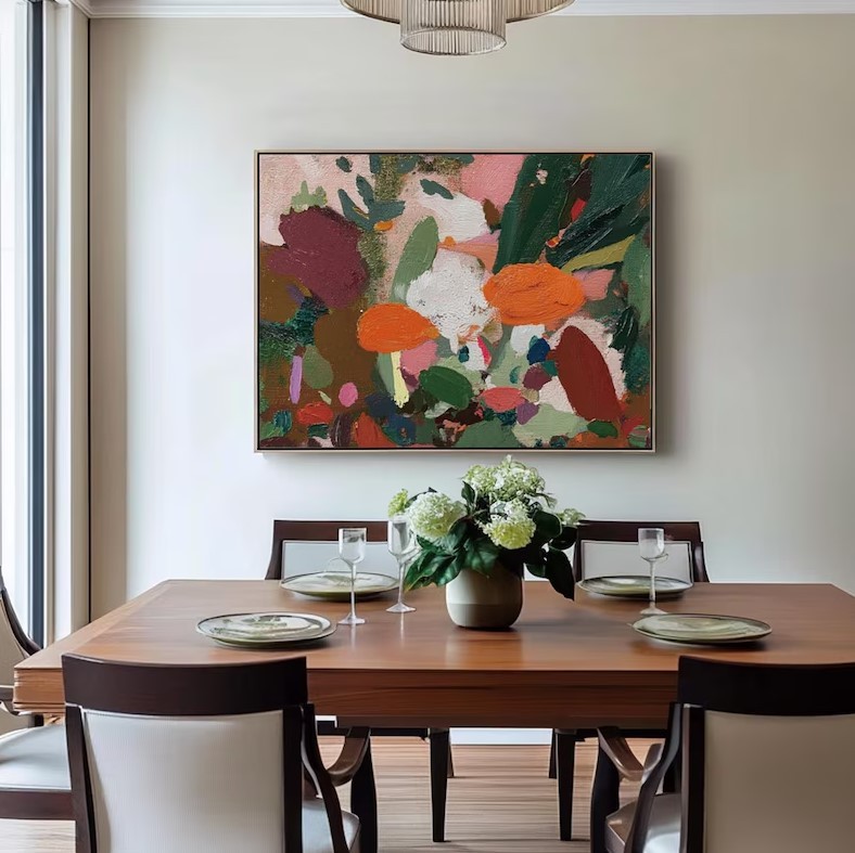 Large Colorful Painting #ABSC258