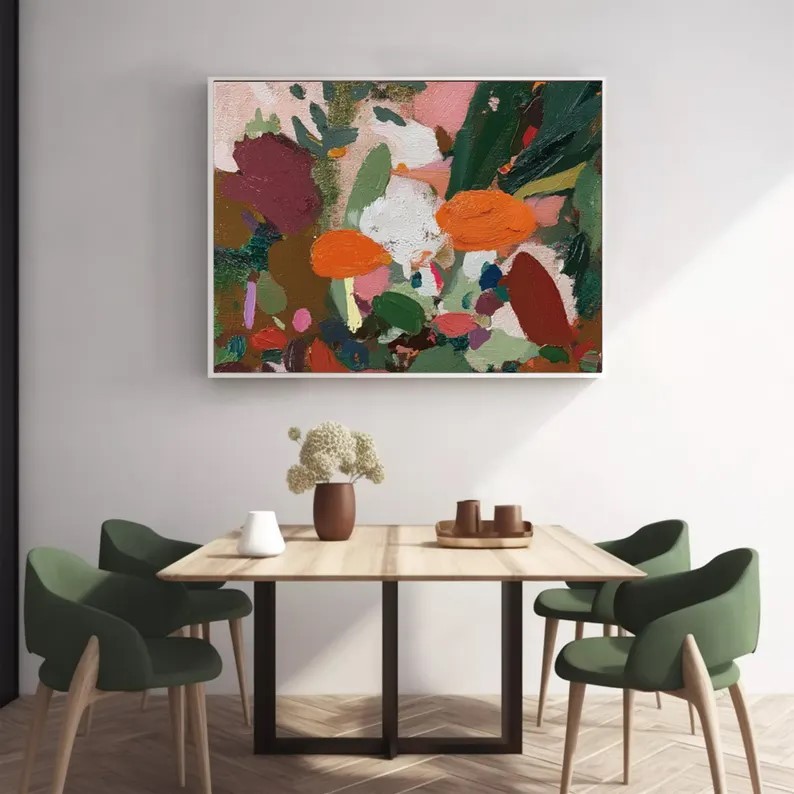 Large Colorful Painting #ABSC258