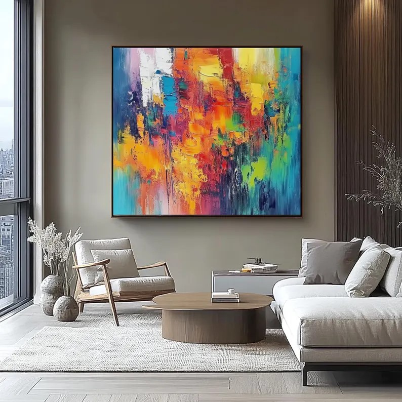 Colorful Abstract Painting #ABSC259