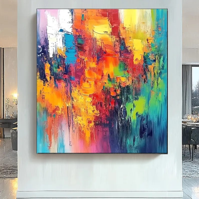 Colorful Abstract Painting #ABSC259