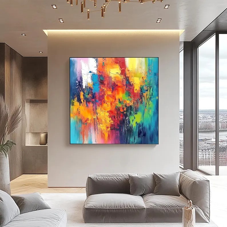 Colorful Abstract Painting #ABSC259