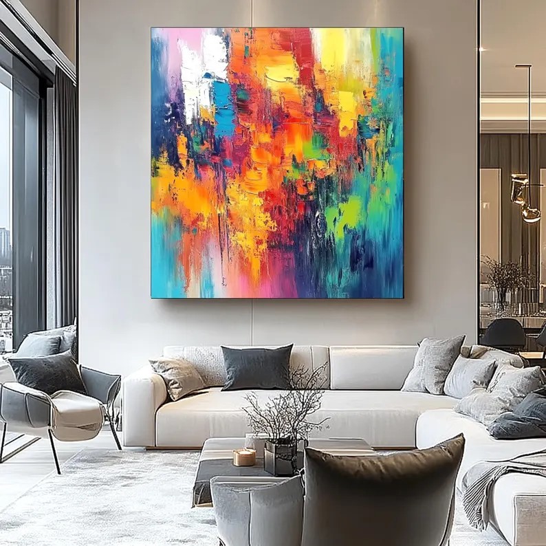 Colorful Abstract Painting #ABSC259