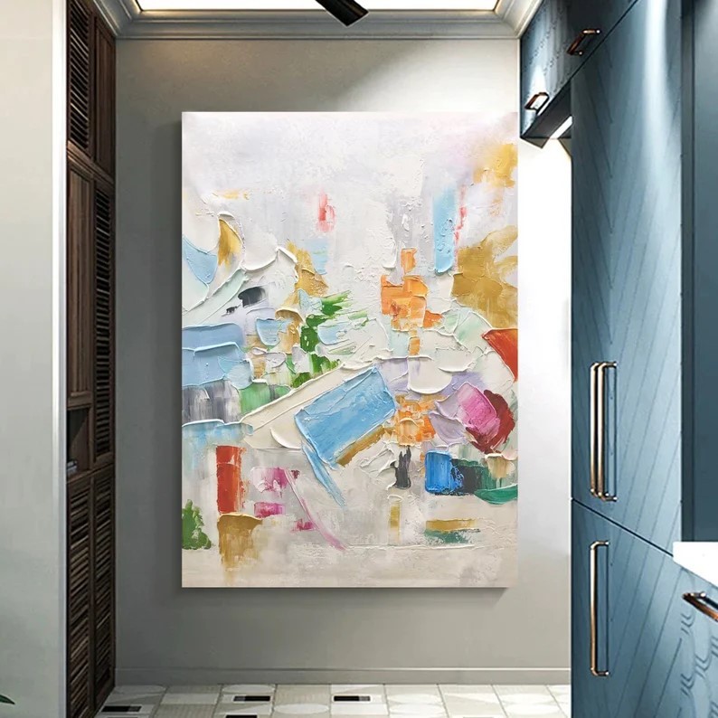 Large Colorful painting #ABSC260
