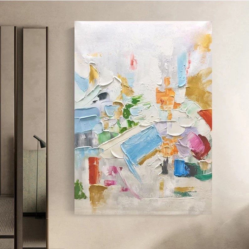 Large Colorful painting #ABSC260