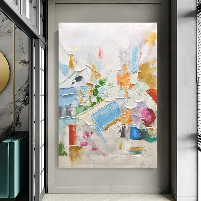 Large Colorful painting #ABSC260