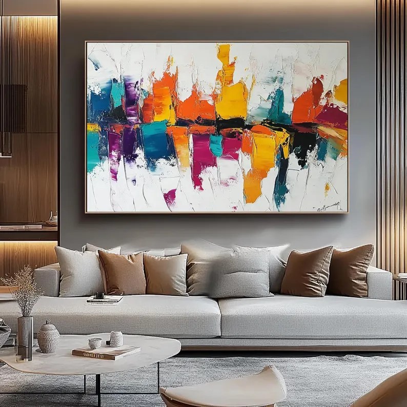 Large Abstract Painting #ABSC261