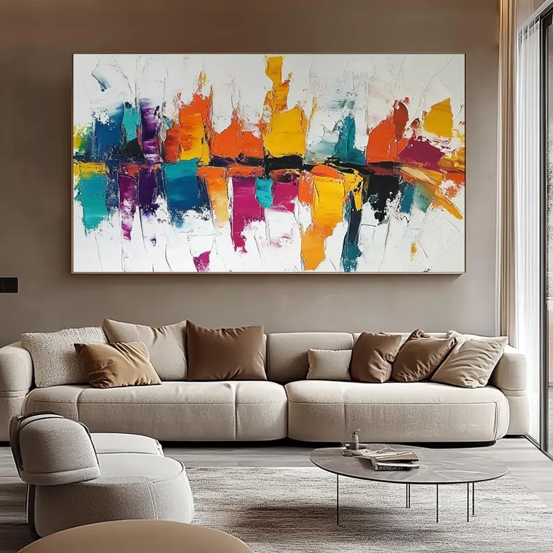 Large Abstract Painting #ABSC261