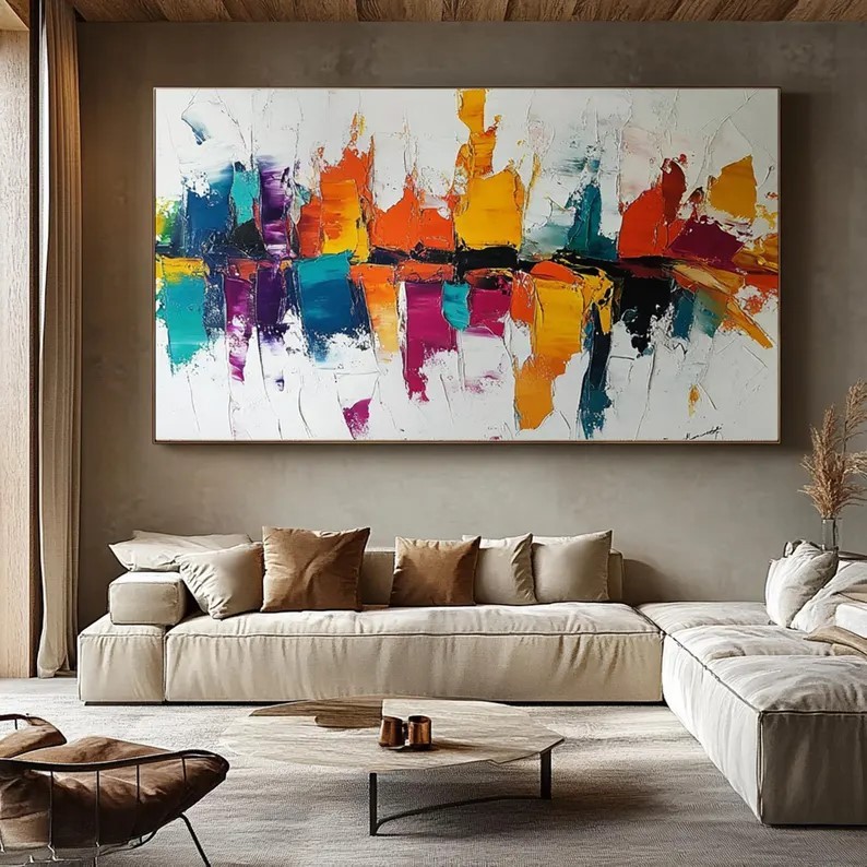 Large Abstract Painting #ABSC261