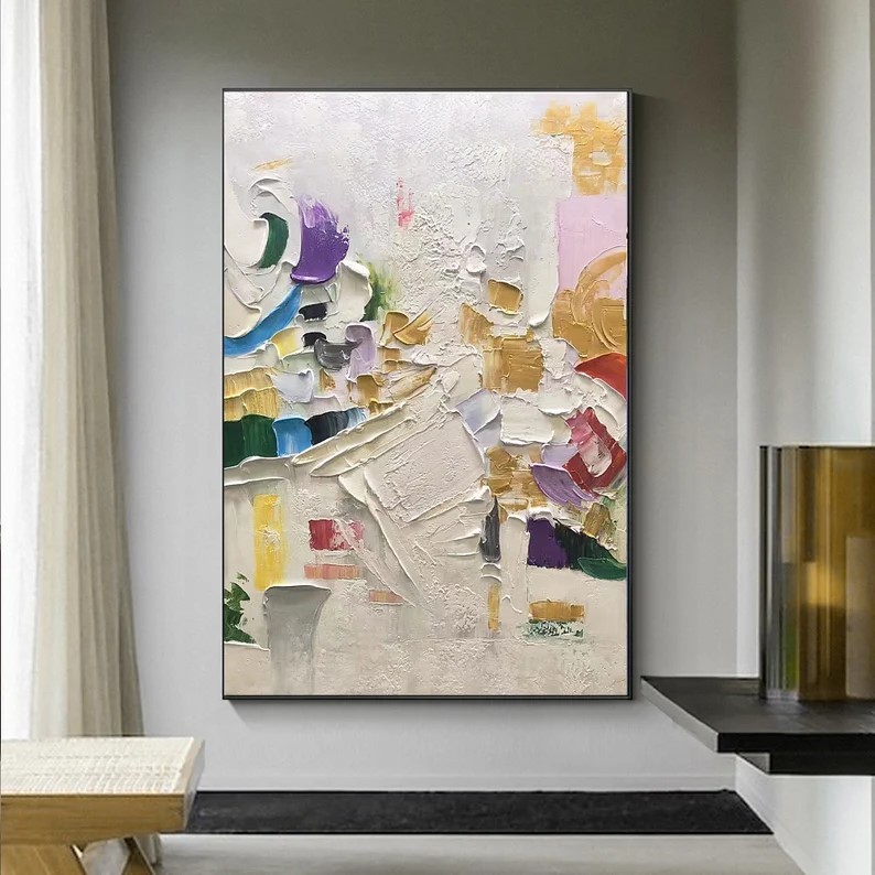 Large Colorful painting #ABSC262