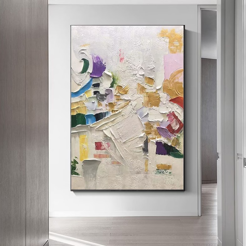 Large Colorful painting #ABSC262