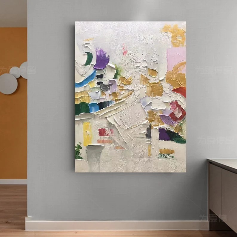 Large Colorful painting #ABSC262