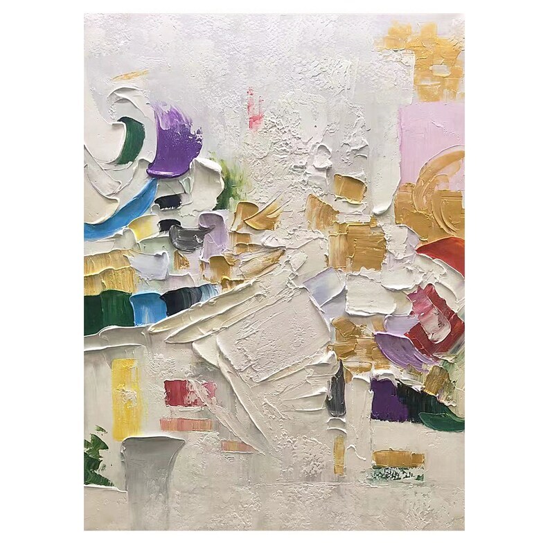 Large Colorful painting #ABSC262