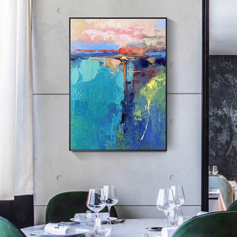 Colorful Abstract Painting #ABSC263