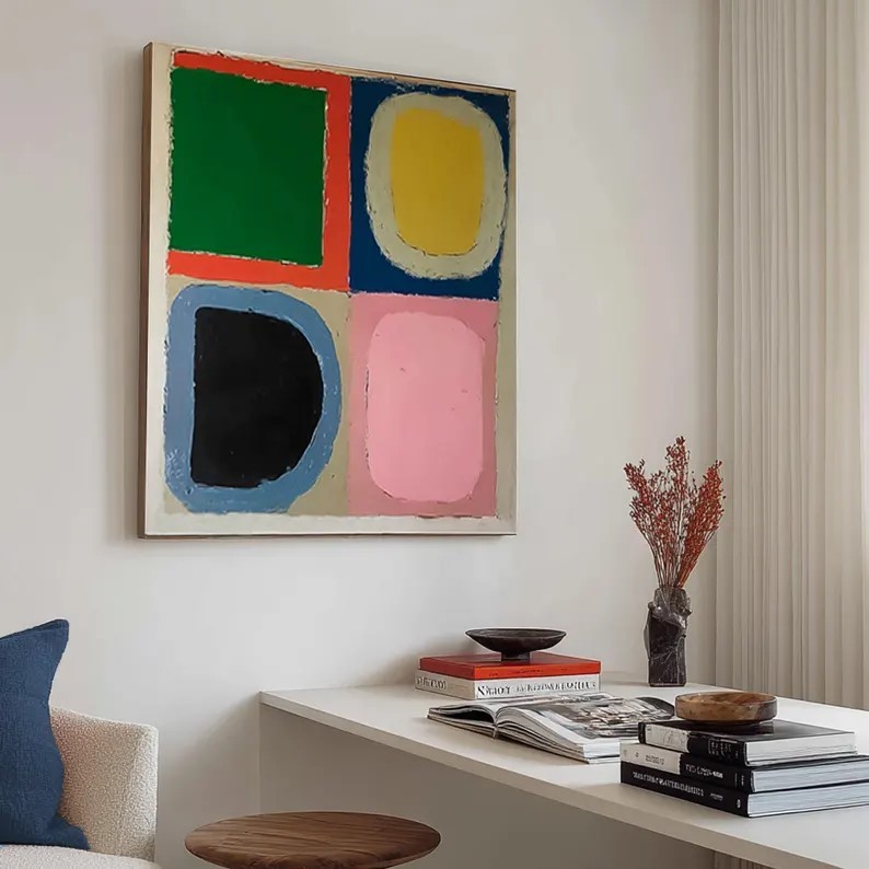 Large Colorful Painting #ABSC265
