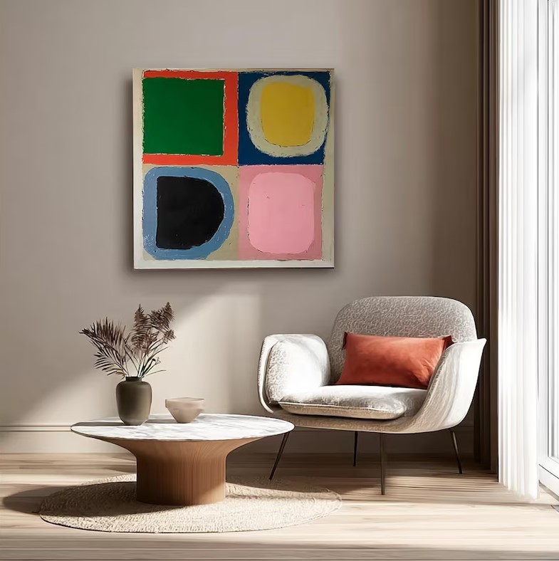 Large Colorful Painting #ABSC265