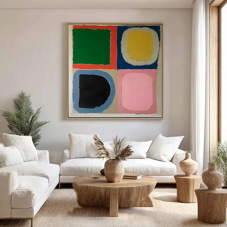 Large Colorful Painting #ABSC265