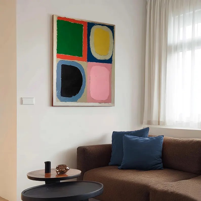 Large Colorful Painting #ABSC265