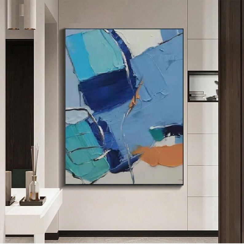 Blue Abstract Painting #ABSC266
