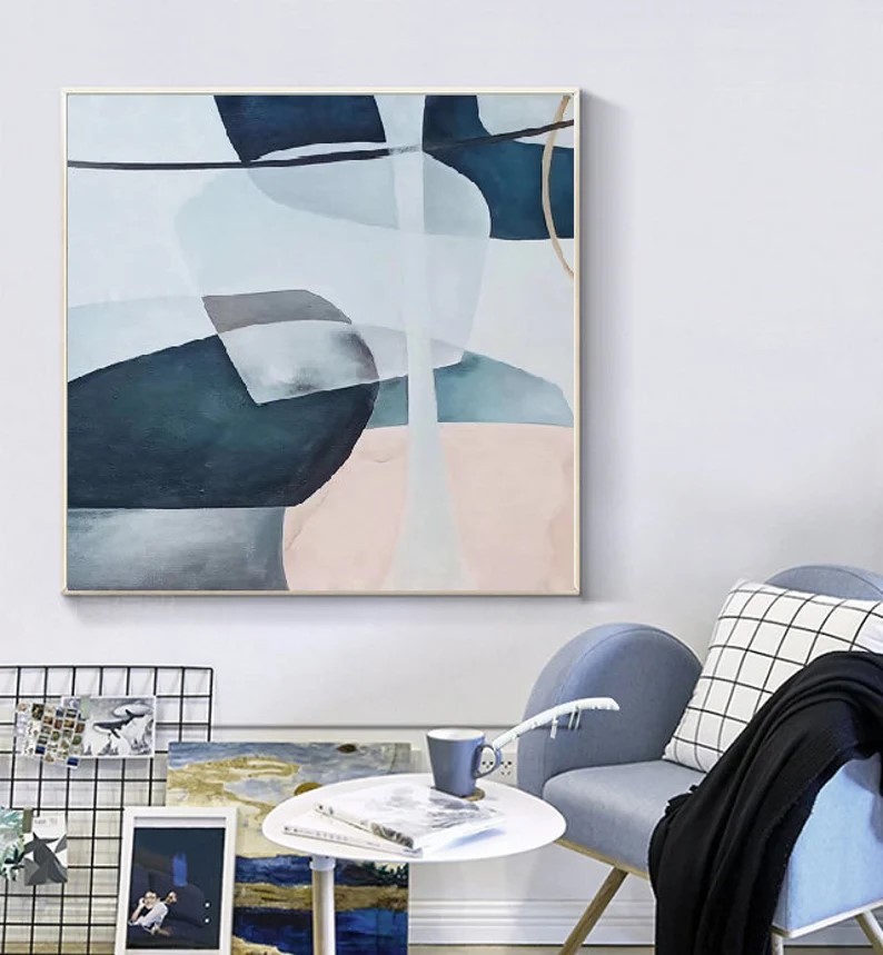 Navy Blue Painting #ABSC267
