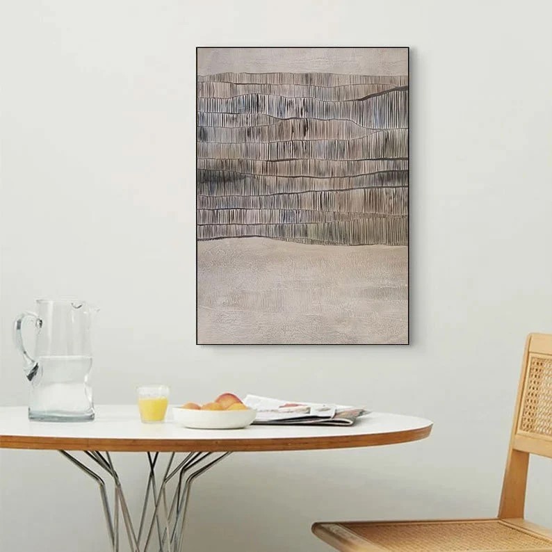 Minimalist Beige Painting #ABSC273