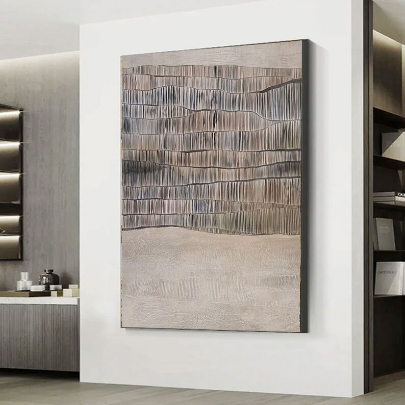 Minimalist Beige Painting #ABSC273