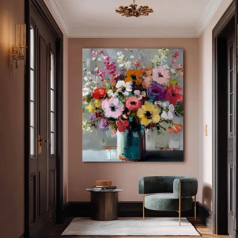 Colorful Floral Art #ABSC288