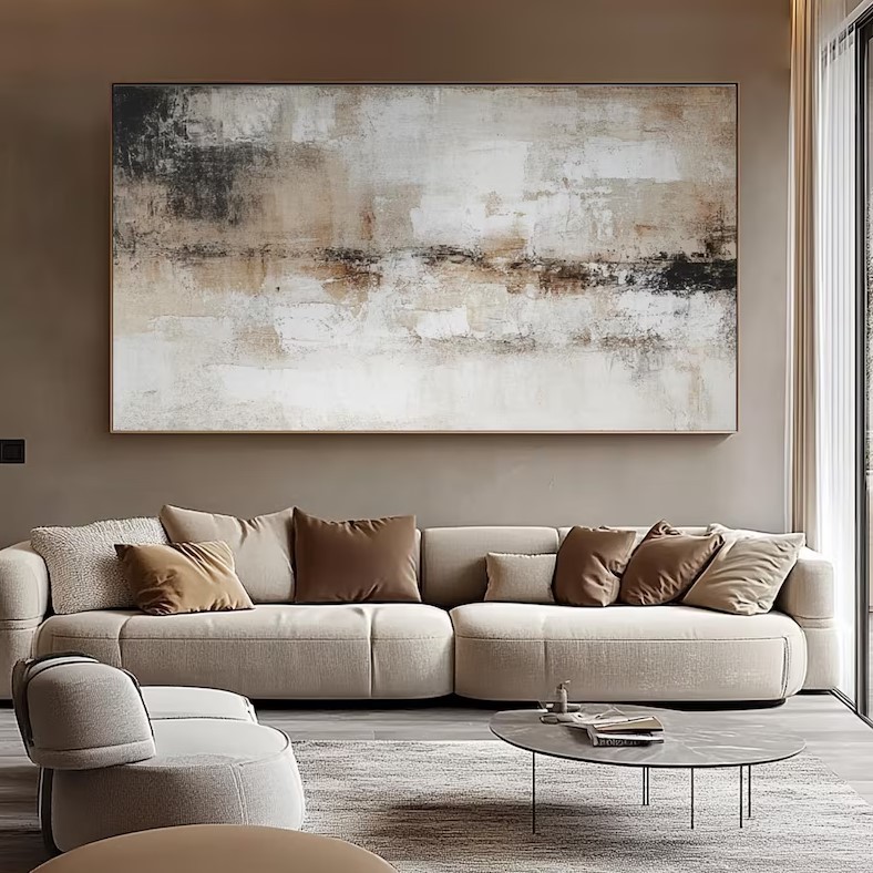 Large Abstract Painting #ABSC344