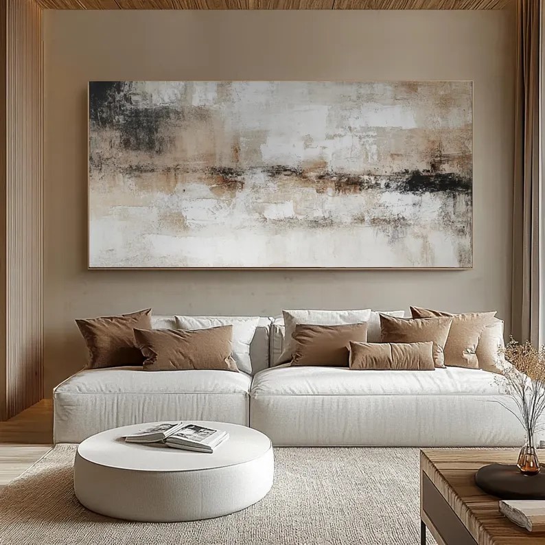 Large Abstract Painting #ABSC344