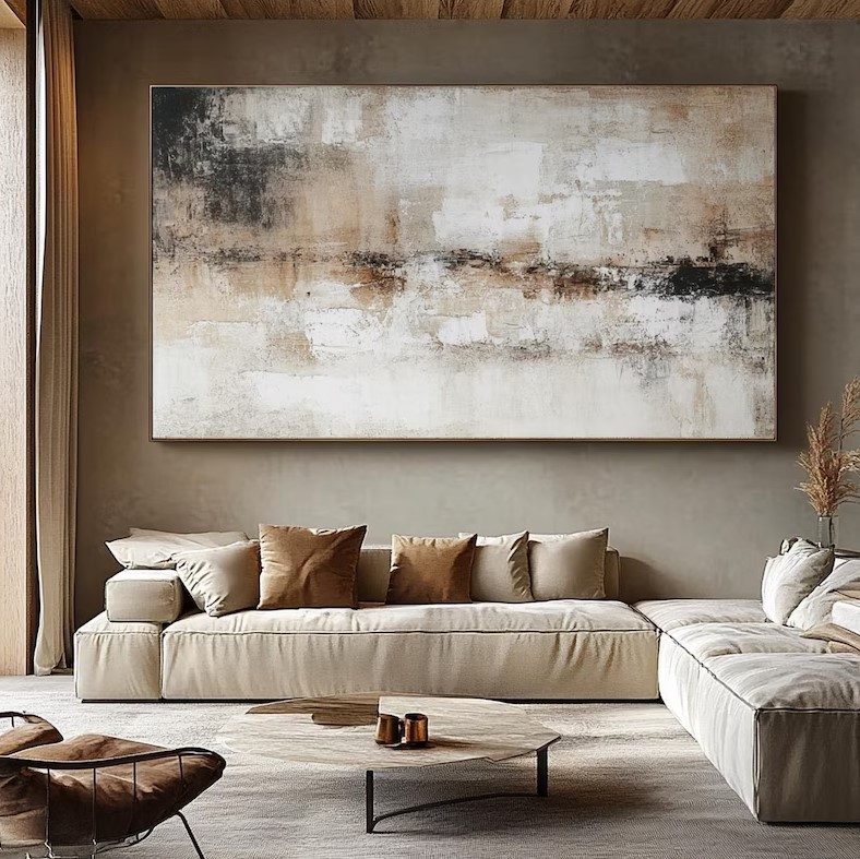 Large Abstract Painting #ABSC344