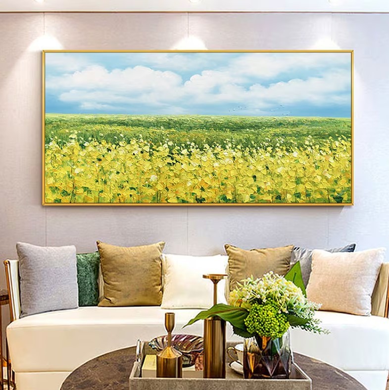 Yellow Flower Painting #ABSC258